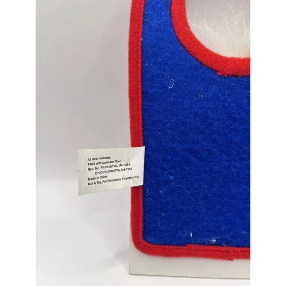 Rudolph Abominable Snowman Door Knob Decoration With Bell Christmas - Picture 4 of 5